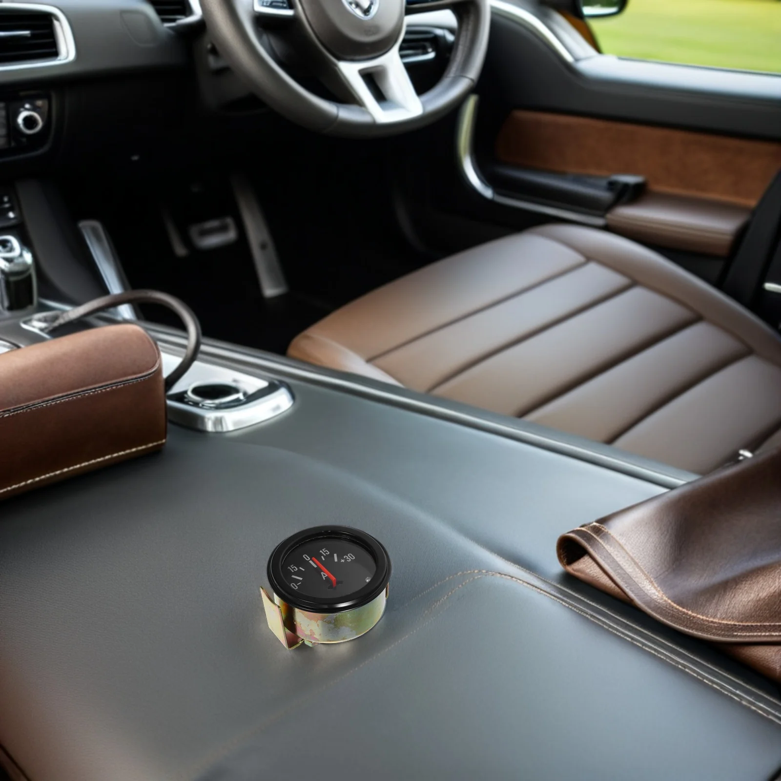 

2Pcs Car Ammeter Gauge Universal 12V 24V Metal Case Voltage Amp Monitor Automotive Electrical Test Equipment Boat Truck Atv