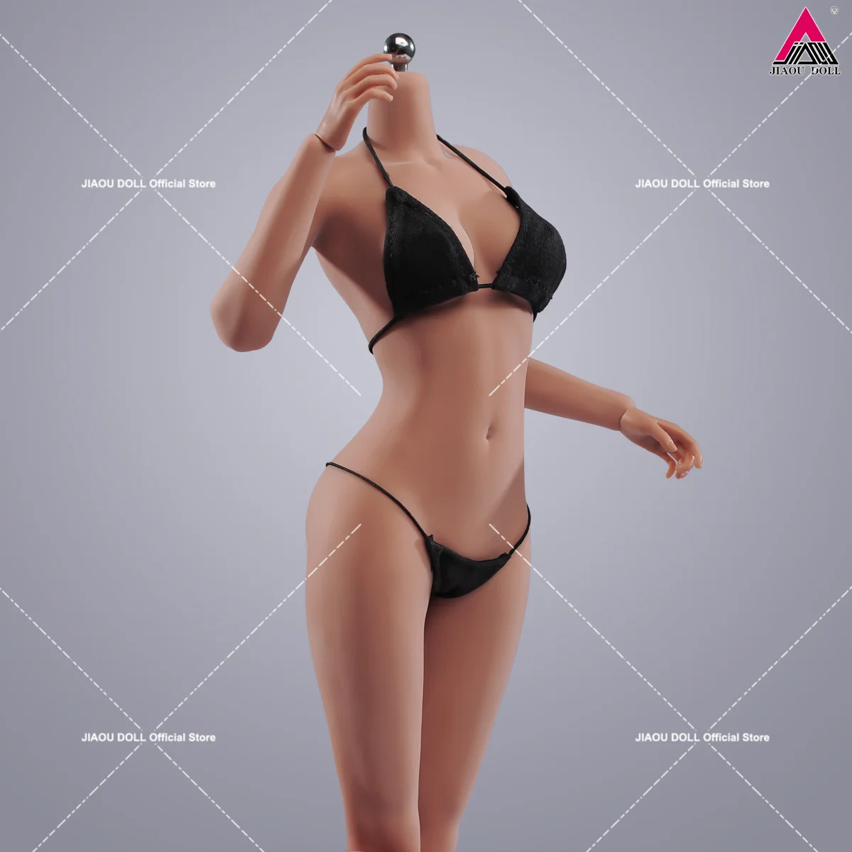AB001 1/6 Flexible Seamless Body Steel Skeleton Big Breast 12'' Female Soldier Action Figure Body with Removable Feet