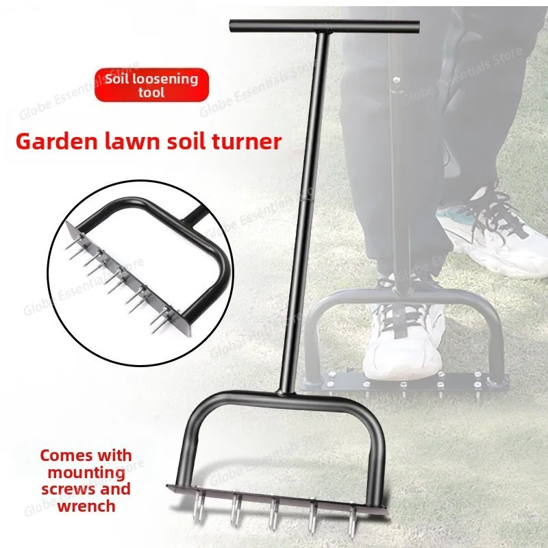

Stand Garden Digging Tools Soil Intake Scarifier Nail Lawn Orchard Scarifier Lawn Aerator Grass Cultivator Seed Planting