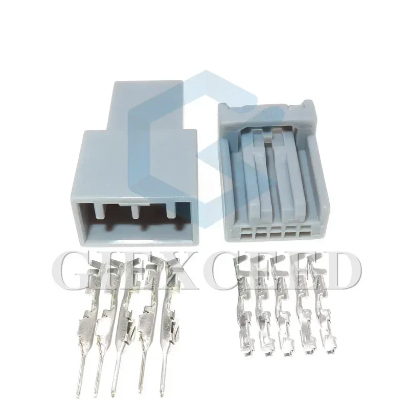 2 Sets 5 Pin MX34005SF1 Auto Window Lifter Sockets Burglar Alarm Connector AC Assembly Female Male For Honda VW