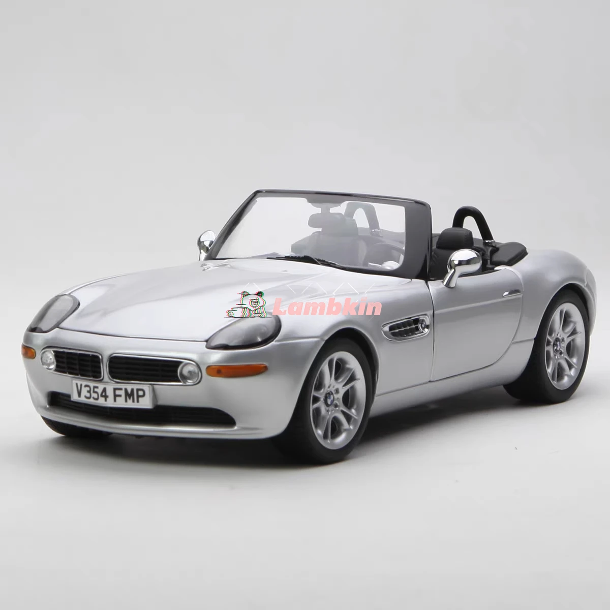 Kyosho 1/18 Originele BMW Z8 Zilver 007 Legering Roadster Model Movie Edition Collectible Gift Ornament Legering