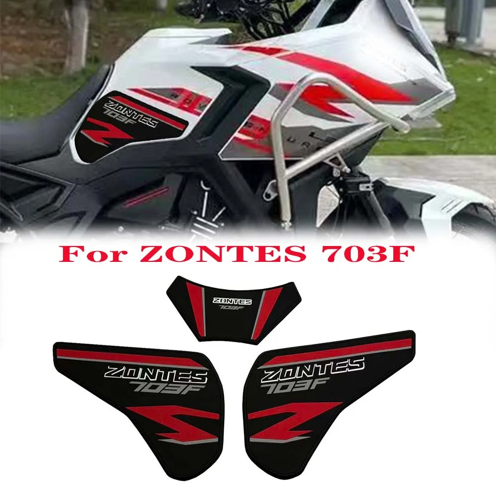 

For ZONTES 703F New Motorcycle Transparent Fuel Tank Pad Sticker Tank Cap Decal Protector Waterproof