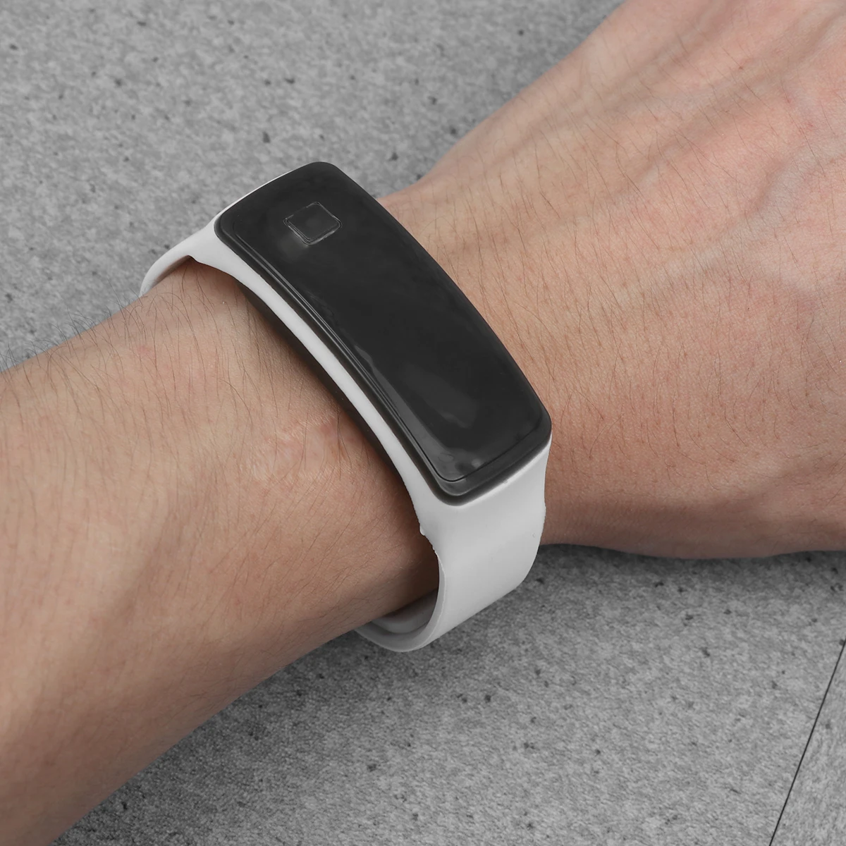 

Children LED Bracelet Watch Watches for Kids Minimalist White Running Silicone Band