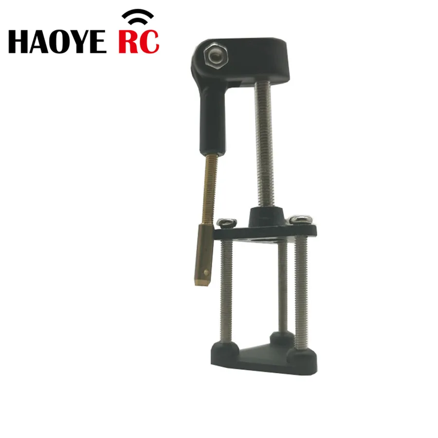 Haoye 2Sets Adjustable Control Horn With Ball-End Rod Rudder Angle RC Airplanes Parts Electric Planes Foam Model Replacement