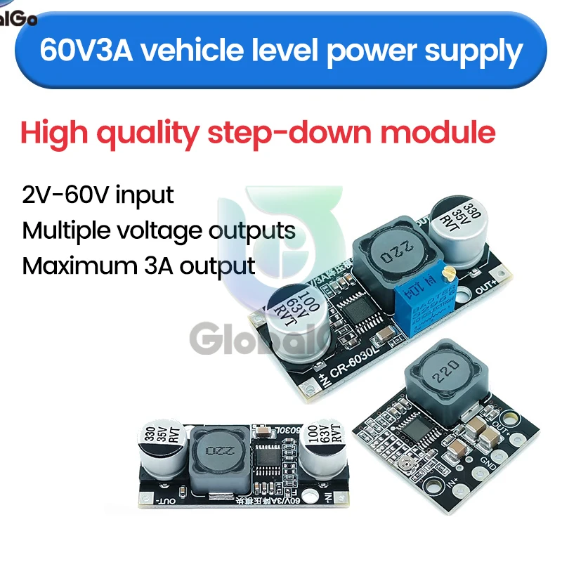 DC-DC Adjustable Step Up Down Boost Buck Module 3.3V/5V/12V/24V 3A Voltage Regulator Constant Voltage Borad