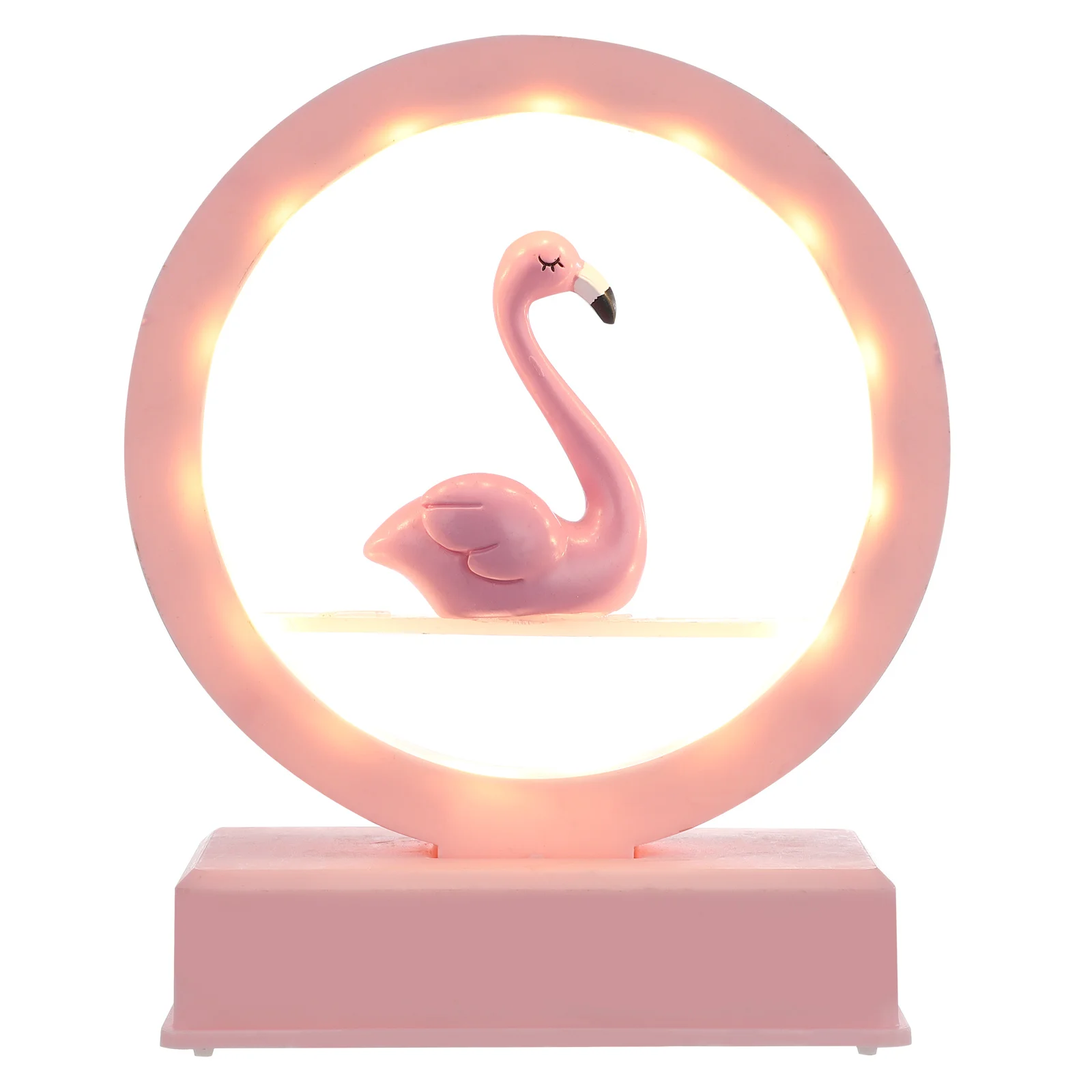 1Pcs Flamingo Adornment Night Light Music Powered Practical Light Graduation Gift for Home Flamingo Adornment
