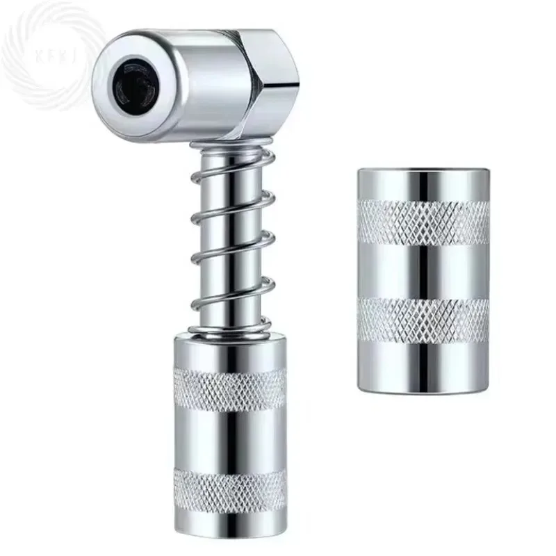 Nuevo para con cerradura de manga, accesorios de lubricación de alta resistencia para coche, camión, Tractor, herramienta adaptadora de acoplador de grasa de 90 grados
