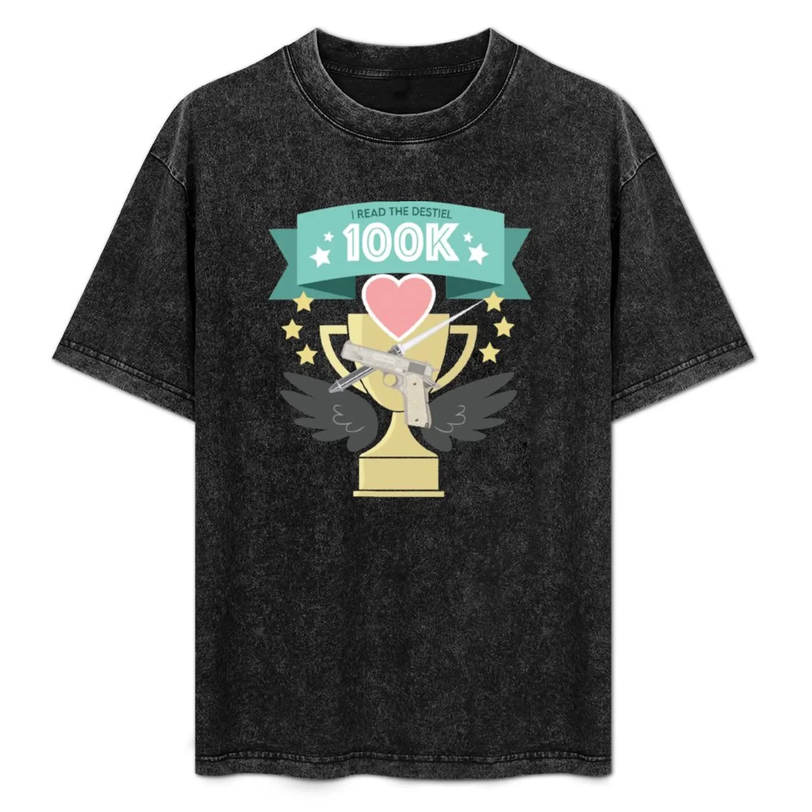 Destiel 100K Trophy T-Shirt rapper graphic tees kawaii clothes mens graphic t-shirts big and tall