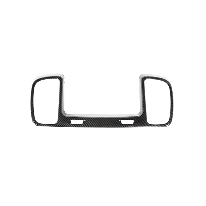 BB Carbon Car Central Control Air Vent Outlet Frame Accessories For Mercedes Benz GLS GLE W166 X166 2016-2019