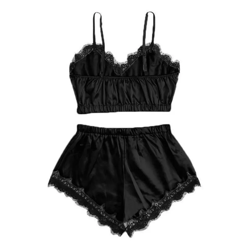Sexy Mens Lace Lingerie Set Fashion Camisole And Briefs Breathable Sheer Underwear Exotic Costume For Romantic Atmosphere