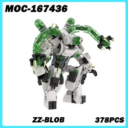MOC-167436 Mech Series ZZ-Blob Building Blocks, DIY Model, Assemble Bricks High Difficulty Puzzle Toys Birthday Gifts 378PCS