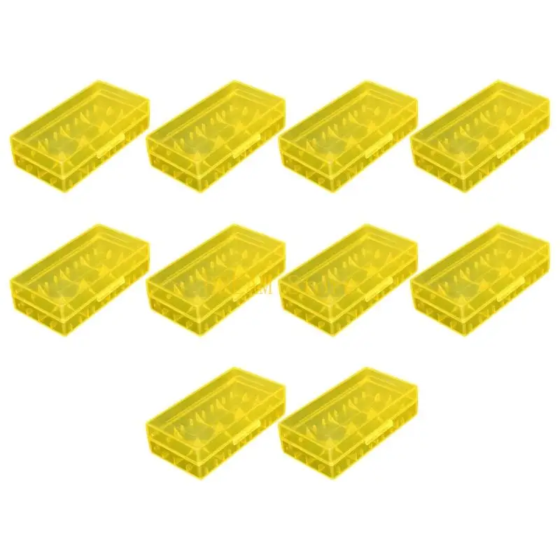 Pack of 10 Practical Battery Storage Box Perfect for Easy Identification and Secure Organization for Home or Outdoor best sale