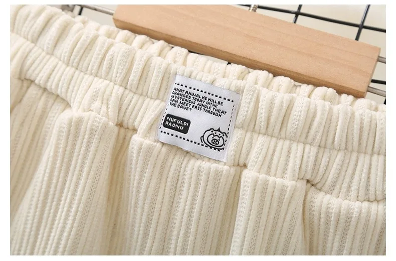 2026 Mädchen Dicke Warme Hosen Winter Herbst Große Kinder Plus Samt Weite Hosen Kinder Gefütterte Lässige Lange Hosen 4-12 Jahre – Detail 10
