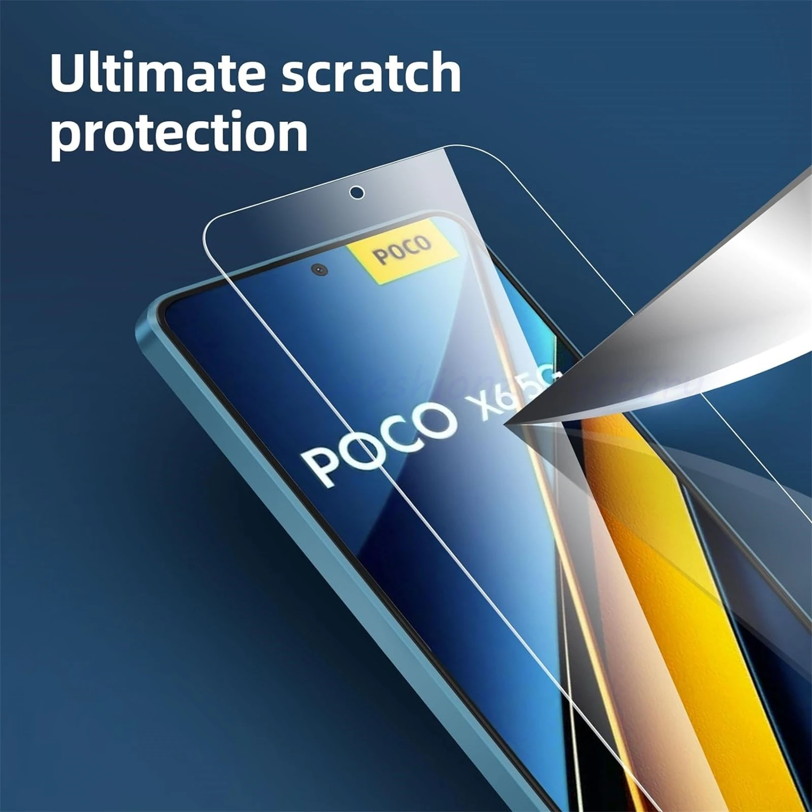 2/4Pcs 10D Tempered Glass For Poco X6 Screen Protector Glass Film