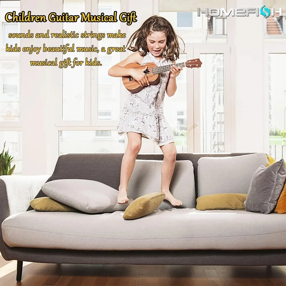 35cm Ukulele Children Guitar Toy Can Be Used To Play Elementary Instruments With Paddles Simulating Yukrili Music Toys