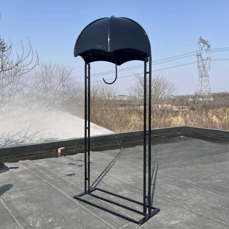 Flower wall wrought iron umbrella simulation flower rose waterfall wedding prop background