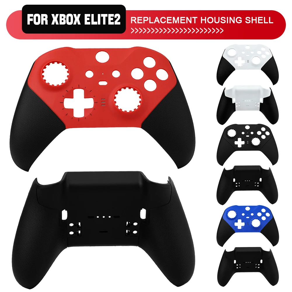 Rot Blau Weiß Schwarz Für Xbox Elite Series 2 Controller Gehäuse Schale Vorder- und Rückseite Ersatzabdeckung Frontplatte Gehäuseabdeckung