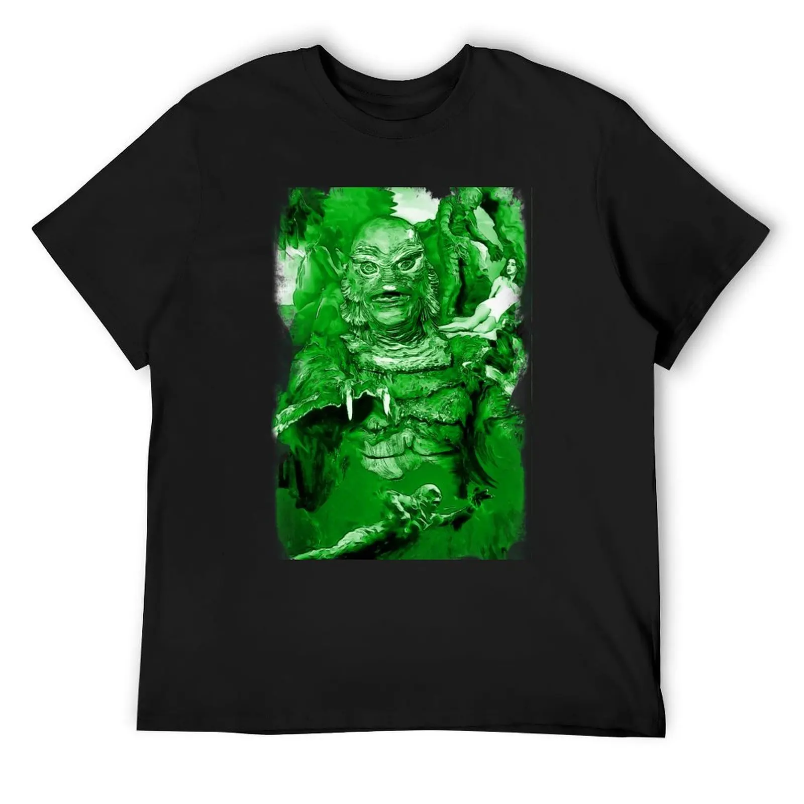 

The Creature from the Black Lagoon T-Shirt sweat oversized t shirt man clothes shirts graphic tees black t-shirts for men