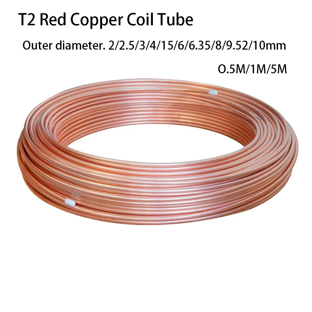 t2-copper-copper-tube-air-conditioning-refrigeration-capillary-tube-outer-diameter-2-25-3-4-5-6-635-8-952-10mm