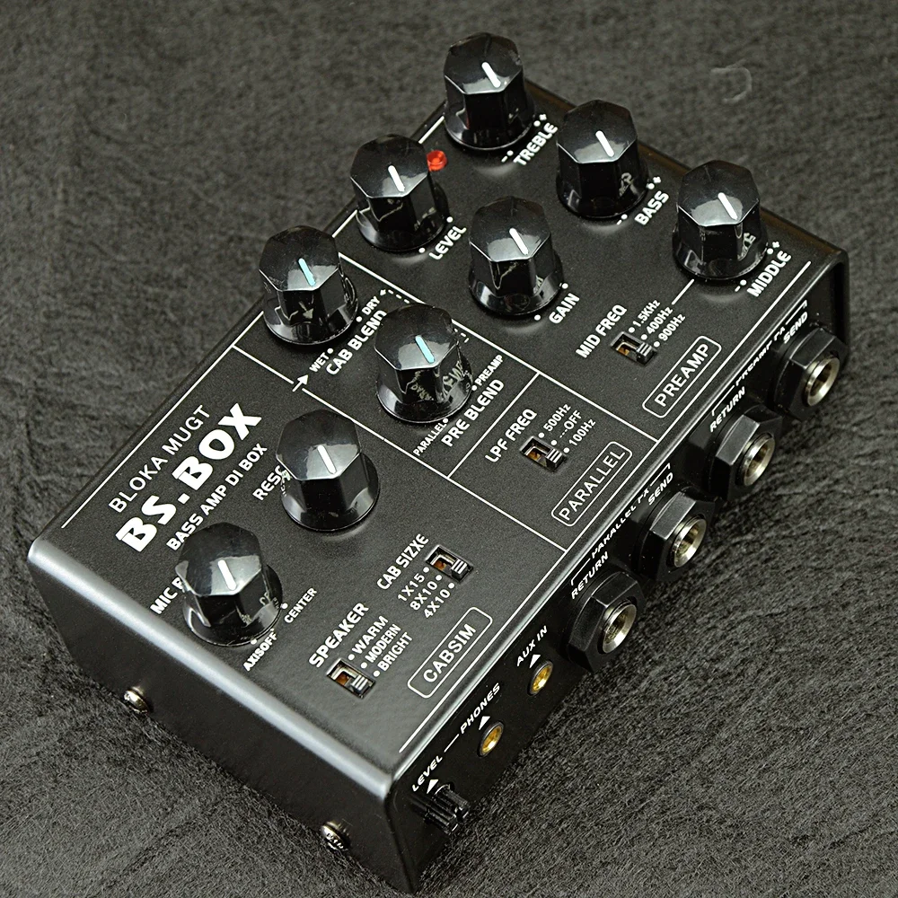 Leeky BS.BOX Bass Simplifier Bass Station,Preamp / Cab simulator