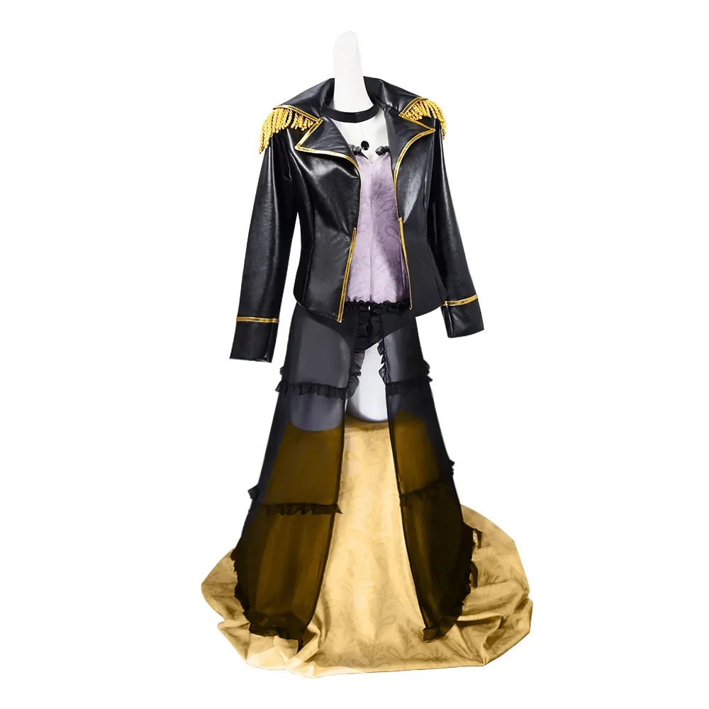 My Dress-up Darling Marin Kitagawa Cosplay Costumes Sexy Cool Black Lobelia Military Uniform Wig Kuroe Shizuku Cosplay Costume