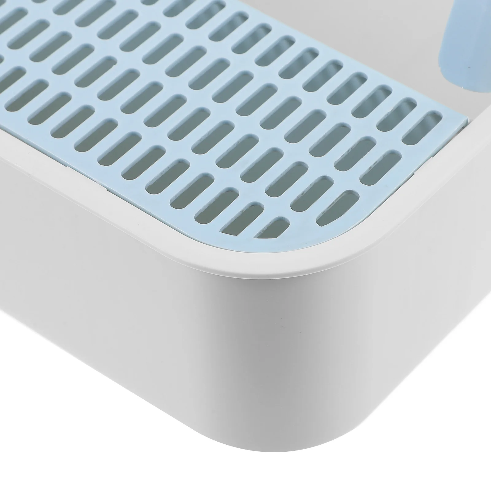 

Cat Litter Box Open Type Large Capacity Anti-Splash Low Entry For Kitten Small Cats Household Pet Toilet Portable Litter