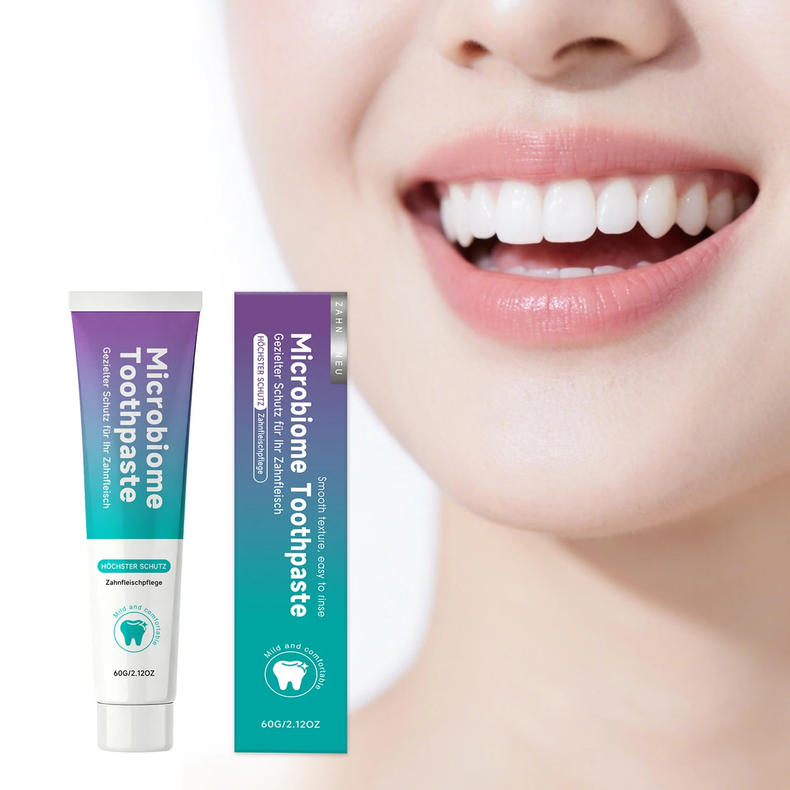 60g/120g Tooth Whitenin Removes Stains Toothpaste Natural Ingredients Cleans Health Teeth Gums Cavities Fresh Breath Oral Care