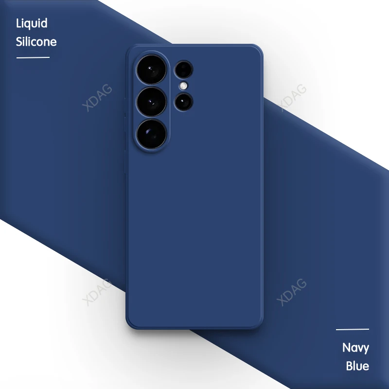 Flüssige Silikon-Handyhülle für Samsung Galaxy S26 Ultra S26+ S26Ultra 5G Weiche Quadratische Einfarbige Kameraschutz-Paarhülle