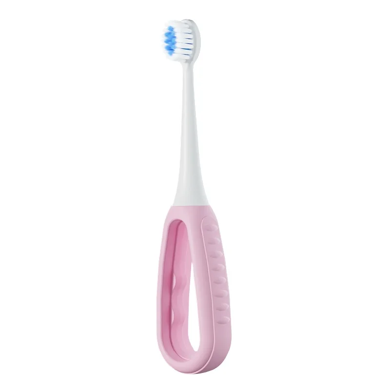 Ultra Soft All-Cleaning Toddler Toothbrush with U-Shaped Handle New Training Baby Toothbrush for Home Use