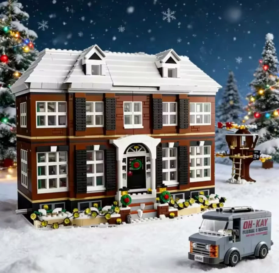 2025 New 3955pcs creative home alone set model decoration Home decorations adult educational toys Christmas gifts