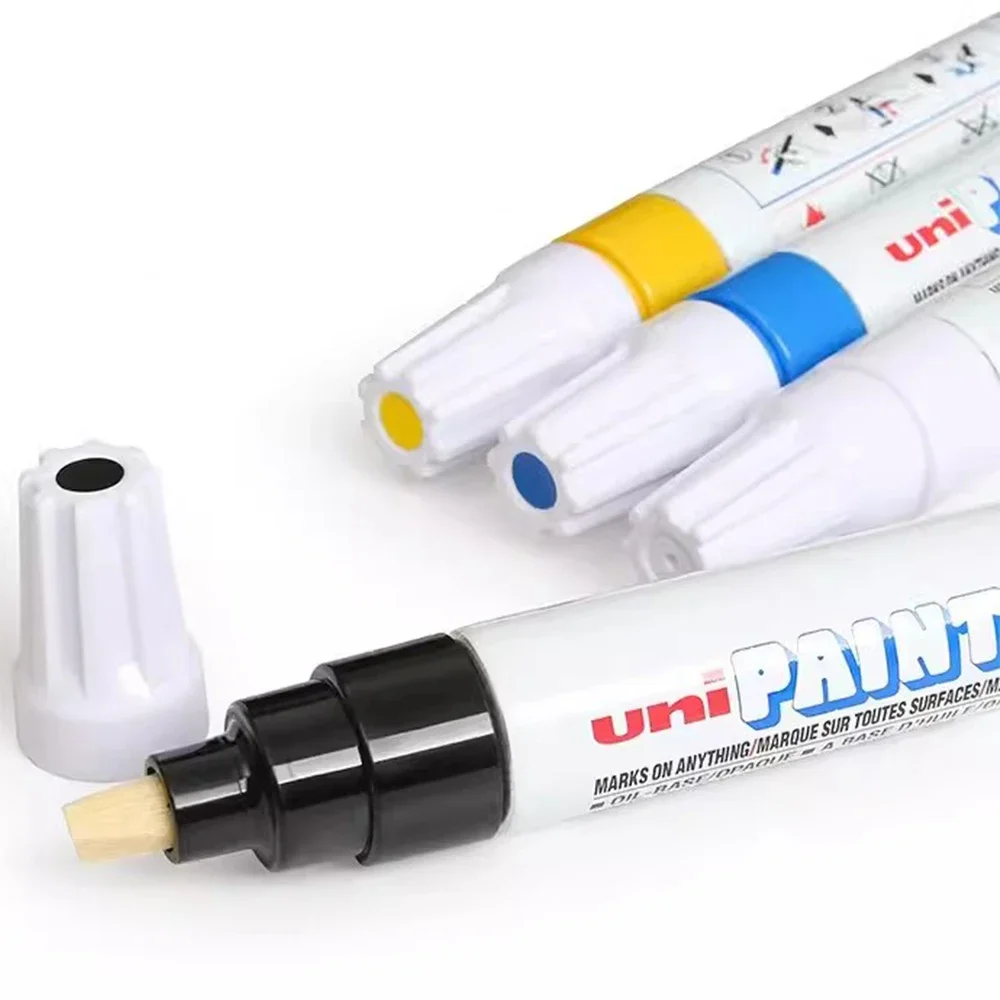 1Pcs UNI Paint Markers PX-30 Industrial Pen Oily Permanent Water Resistant Repair Pen Car Scratch Remover Painting DIY Graffiti