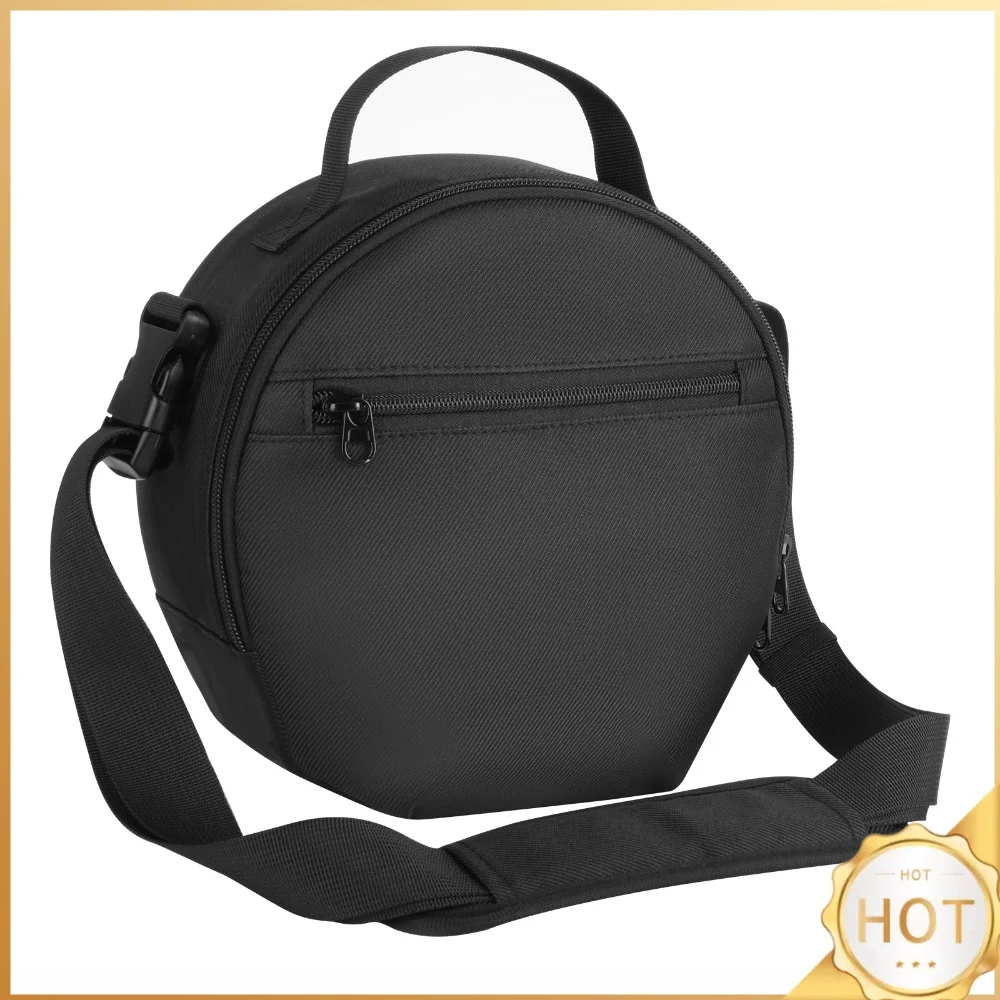 Accessory Pocket Storage Bag with Adjustable Shoulder Strap DJ Headset Storage Bag Compatible for Over-Ear Headphones