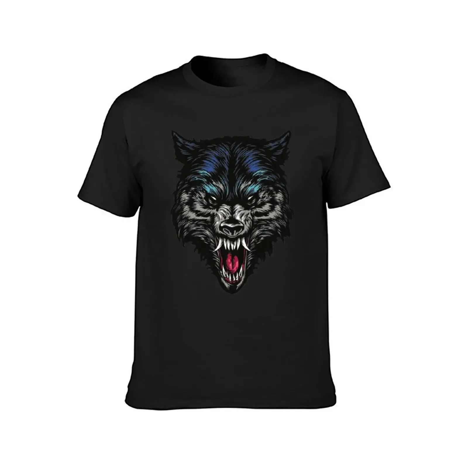 Dark souls wolf T-Shirt anime figures sweat slim fit t shirts for men