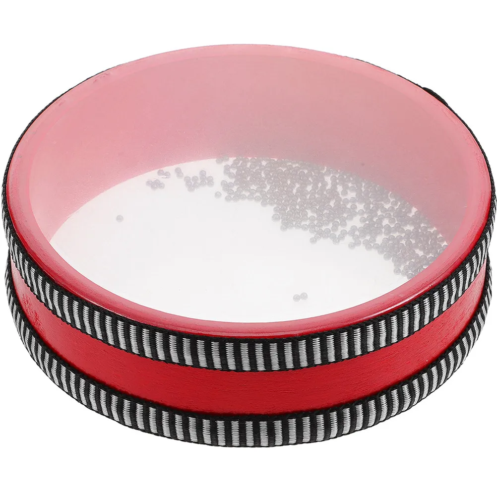 

Барабан с бусинами Wave Beaded Drum, ручной барабан Орфа для детей, из высококачественных материалов, прочный, безопасный, развивающий подарок, детская развивающая игрушка
