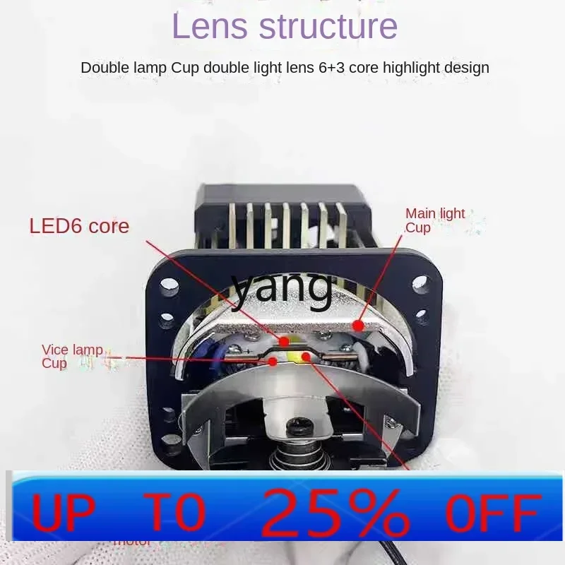 YJQ  1.5 inch lens LED matrix module electric vehicle lights modified motorcycle lights