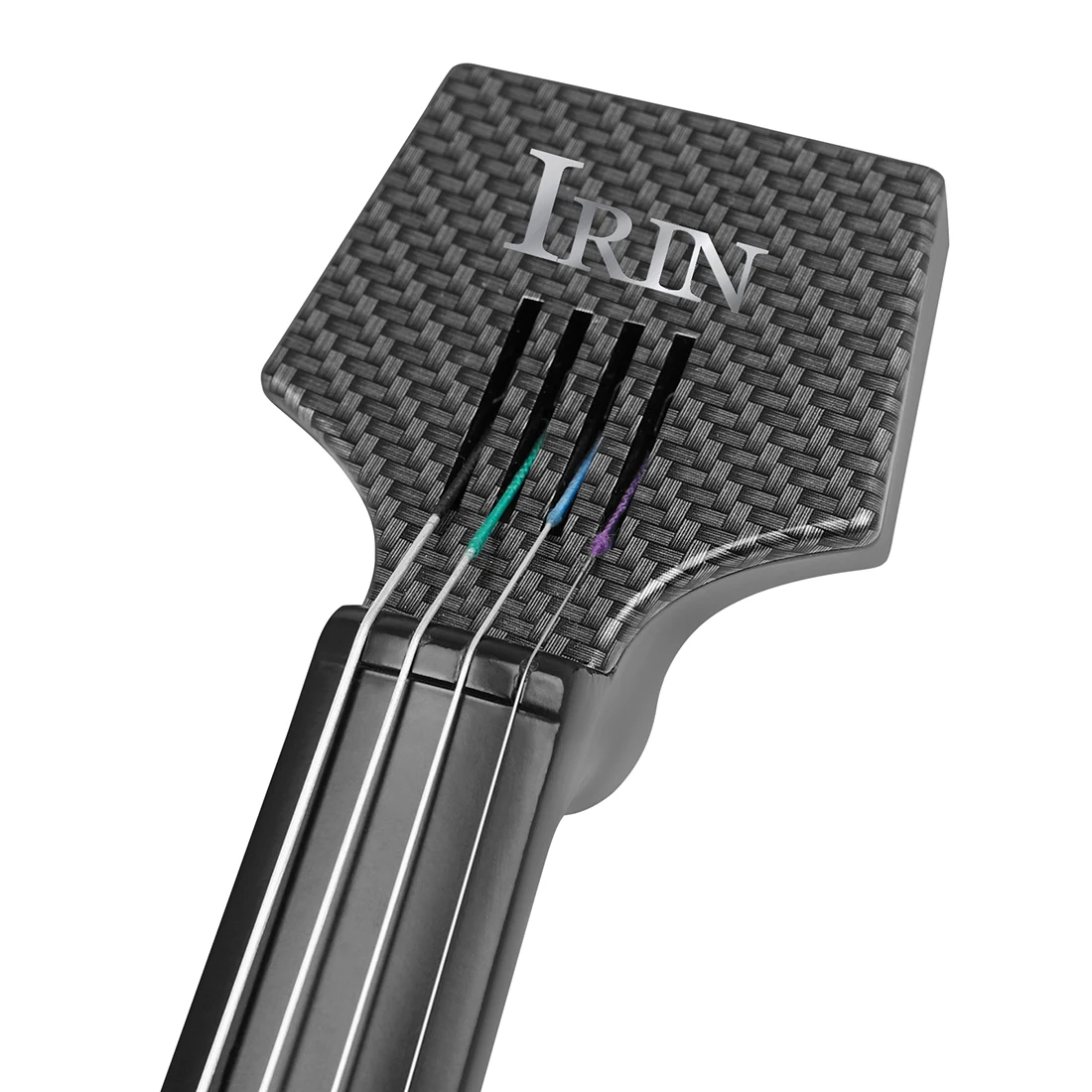 

IRIN 4/4 Electric Violin Carbon Fiber Violin with Shoulder Rest Headphones Professional Performance and Practice Strings