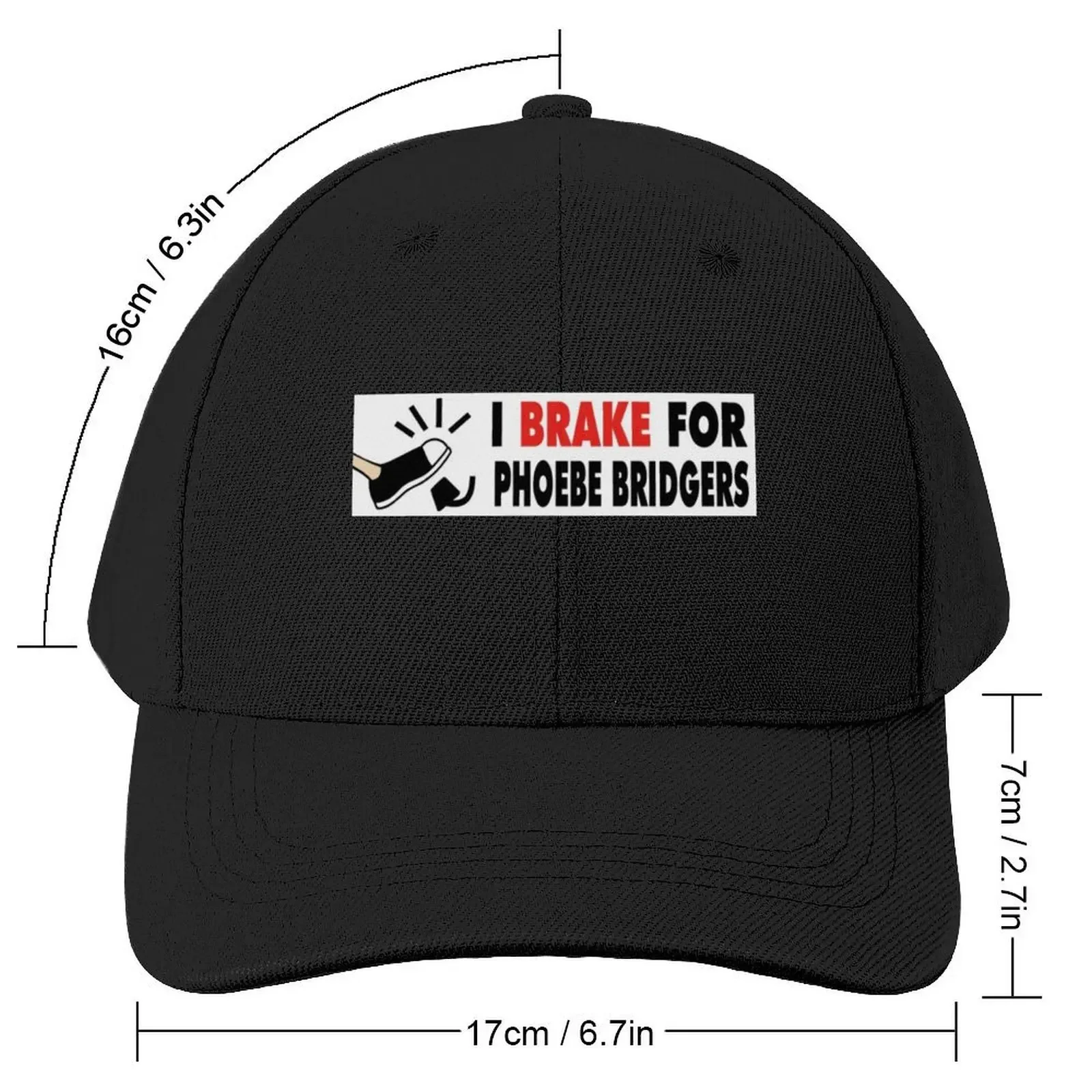 i brake for phoebe bridgers Baseball Cap Hat Beach Big Size Hat Golf Man Women's