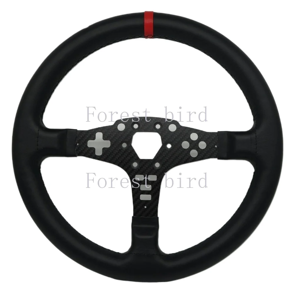 

Simplaer 33CM/13" Racing Steering Wheel PC SIM Racing Accessory Suitable for MOZA R5/Or MOZA R5F1
