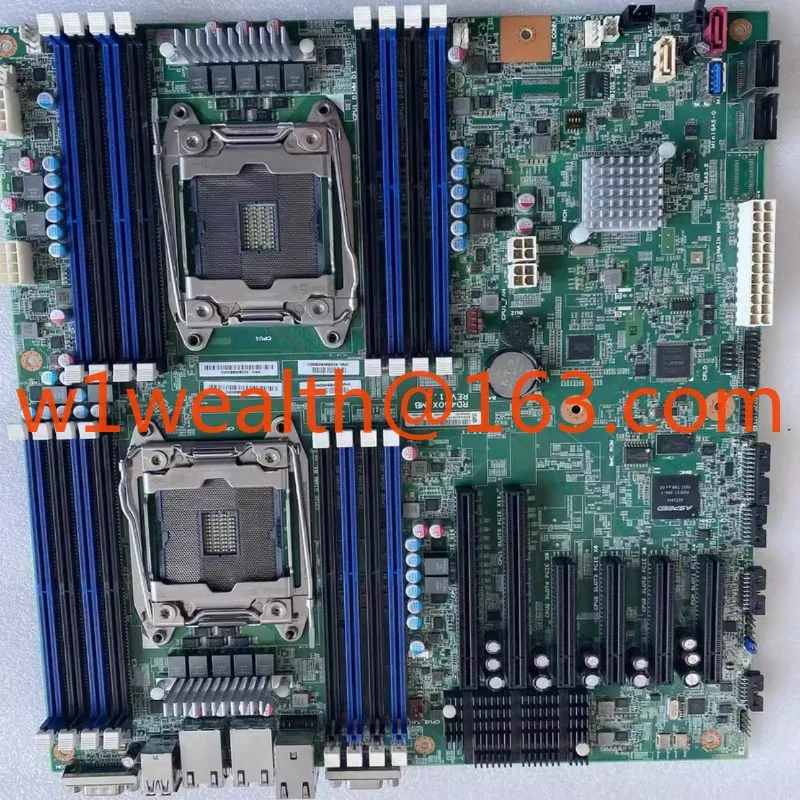 RD450X 메인 보드 듀얼 X99 서버 메인 보드 C612 칩 E-ATX, 2680v4 독특한 디스플레이 지원