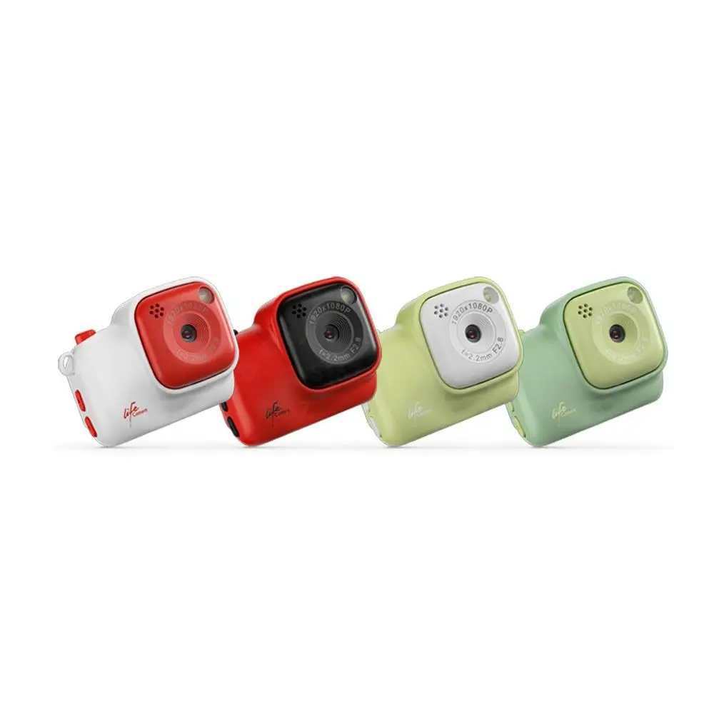 ABS Material Mini Camera with Keychain Single Lens Camera 1.47-inch LCD Screen Portable Keychain Camera TF Card Supported