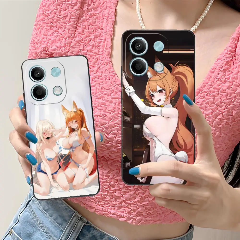 Ellin Meiji حافظة هاتف محمول لهاتف Xiaomi Redmi Note 14 13 12 11 A5 3 2 1 Pro Plus 4G 5G طباعة ملونة واقية فاخرة #3