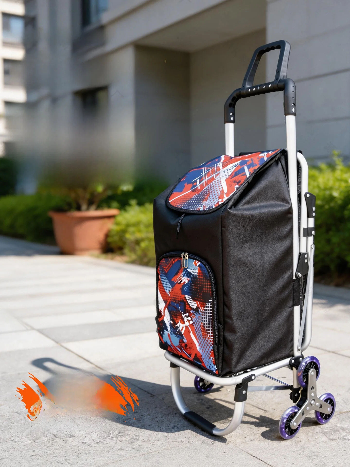 aluminum-alloy-lightweight-senior-shopping-cart-foldable-hand-push-carts-with-vegetable-buying-wheelchair-portable-stalls