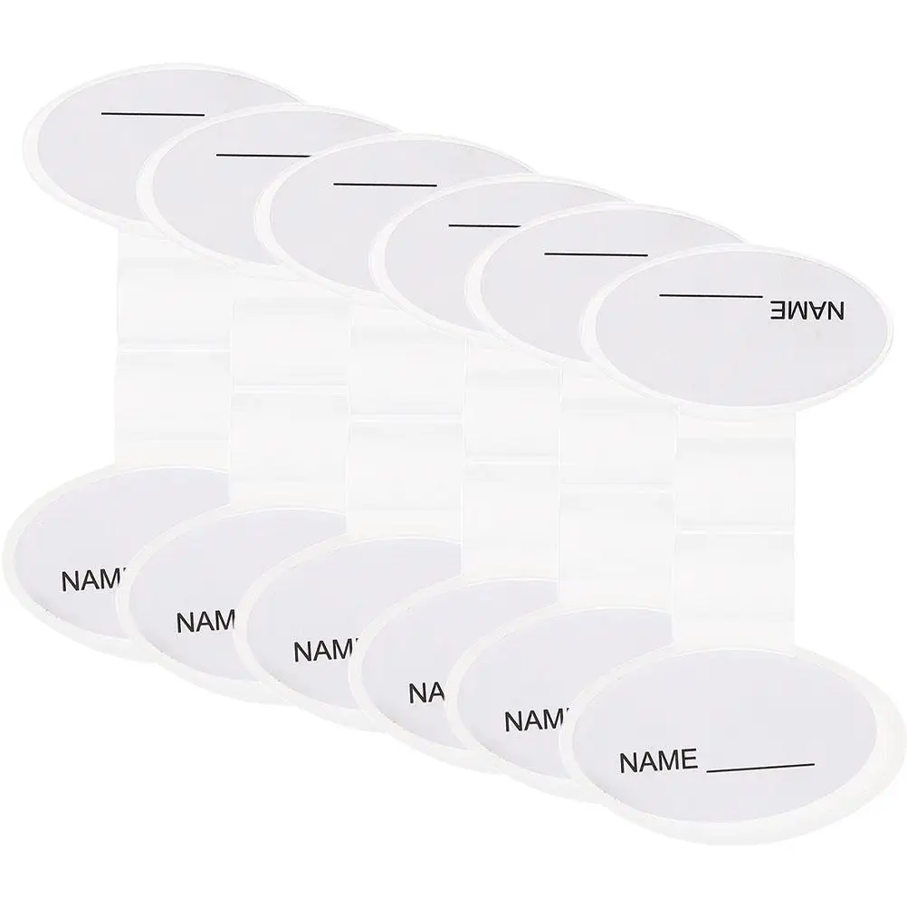 

6pcs Stethoscope Name Tag Card Holder Two Sided Plastic Identification Clip Tube Replacements Stethoscope Tags Labels Practical