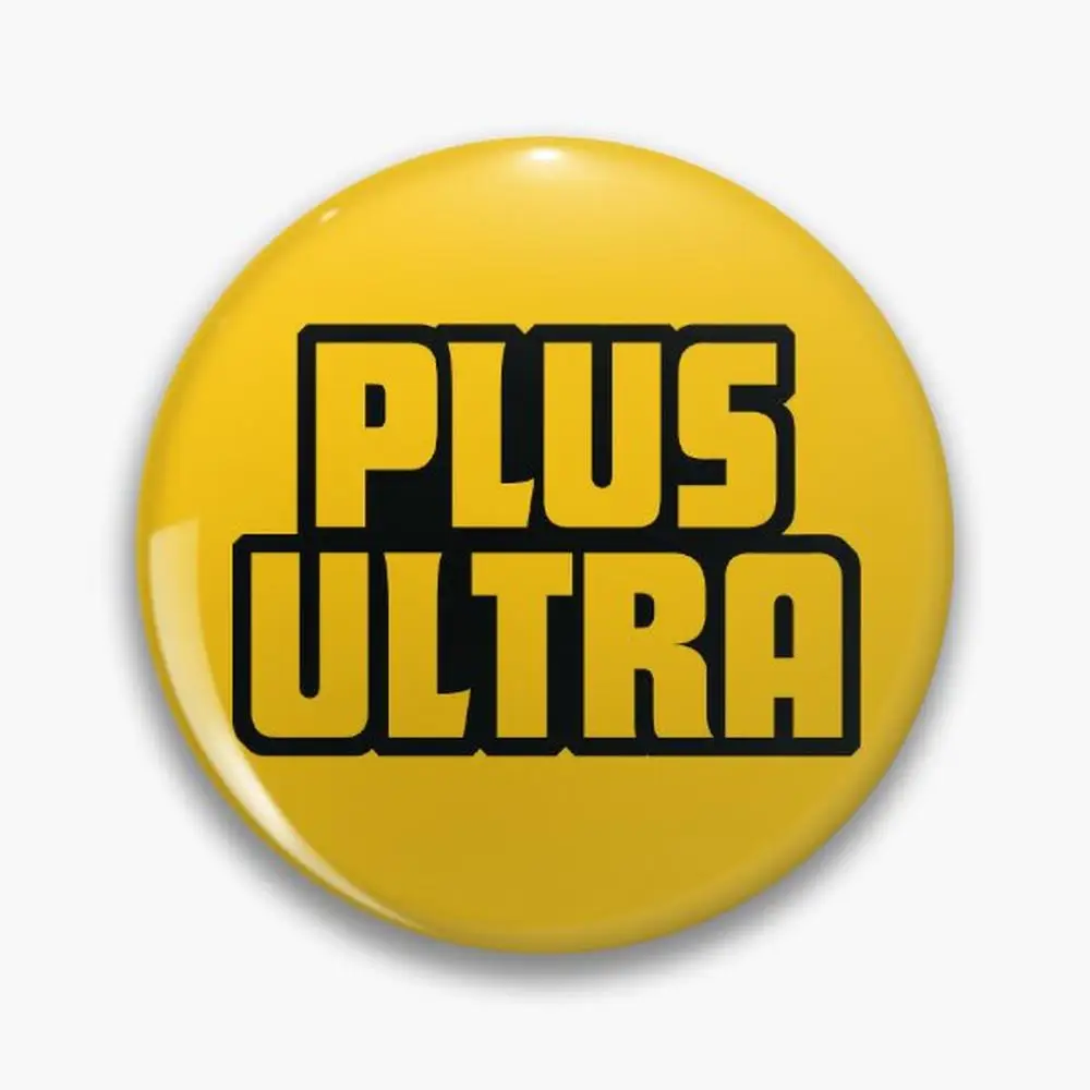 PLUS ULTRA! Word Art Pin Buttons Brooches  Jewelry Accessory Customize Brooch Fashion Lapel Badges