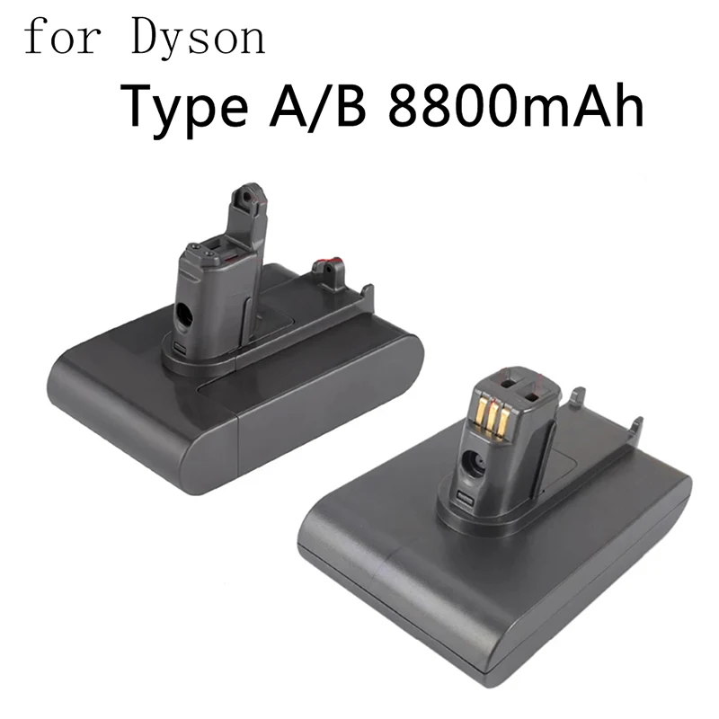 

Dyson 22.2V 8800mAh Fit TypeA B Li-ion Vacuum Battery for Dyson DC35 DC45 DC31 DC34 DC44 DC31 Animal DC35 Animal