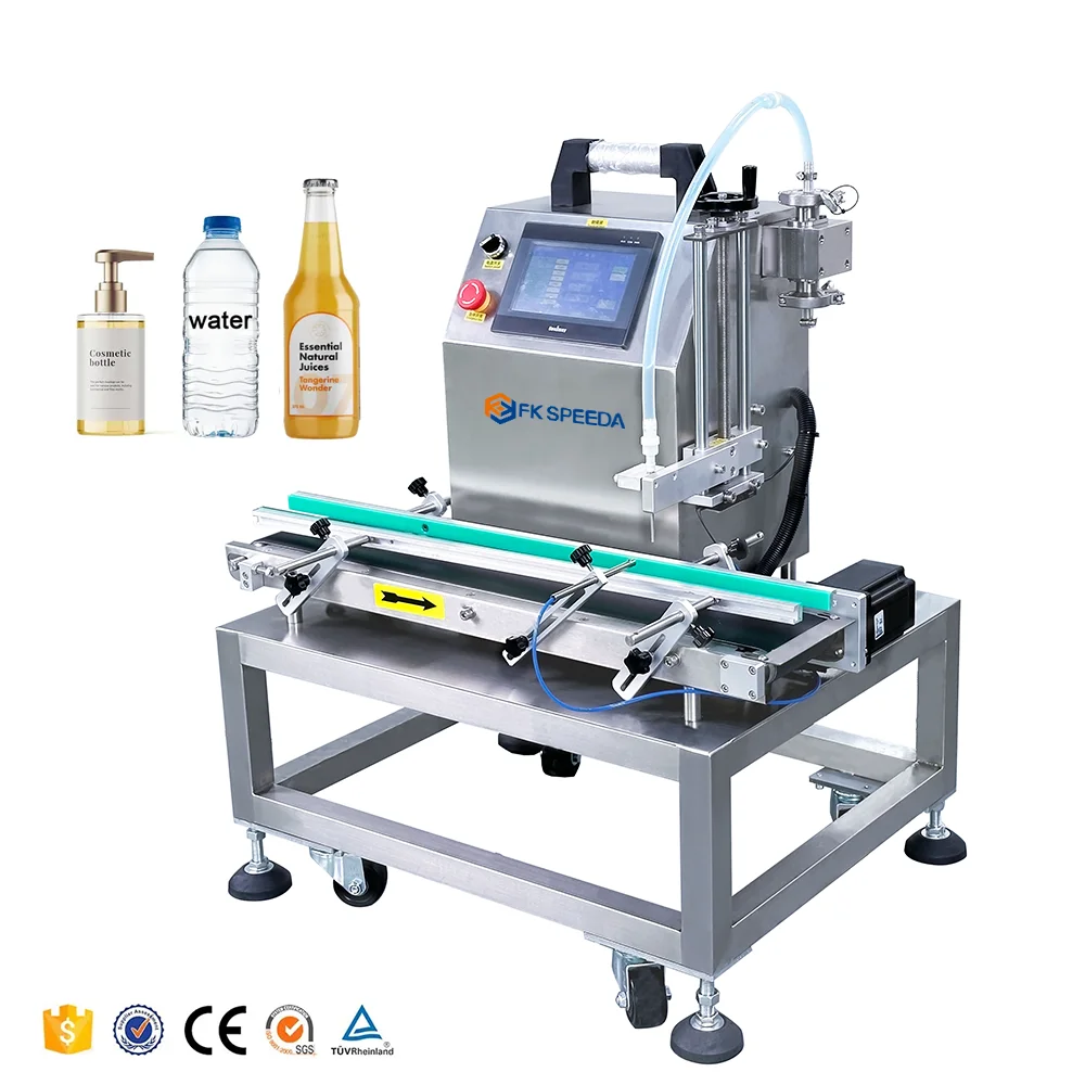 Glass/Plastic Bottle Perfume/Beverage Desktop Auto Filler | Small Scale Liquid Dosing System