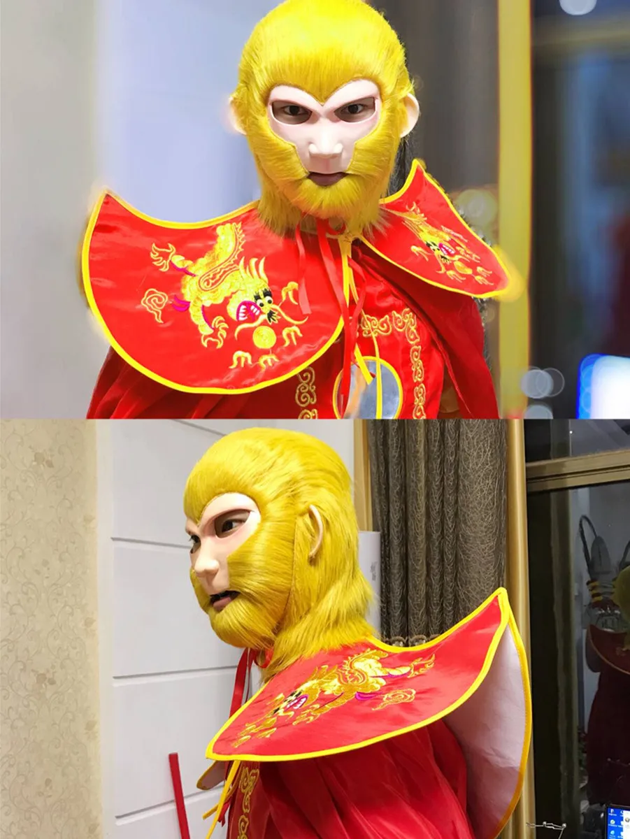 Sun Wukong Zhu Bajie Mask Journey To The West‌ Cosplay Accessories TV Movie Prop Funny Pig Masks