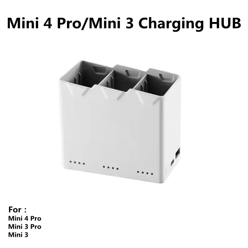 

For Mini 4 Pro /Mini 3 Series Two-Way Charging Hub for Mini 3/Mini 3 Pro Drone Battery Charger,Fully Charges in 3 Hours