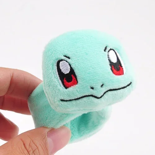 Pokemon Pikachu Plush Wristband Bracelet anime figure Squirtle Bulbasaur Charmander Doll Pop Circle DIY kids toys Birthday Gifts