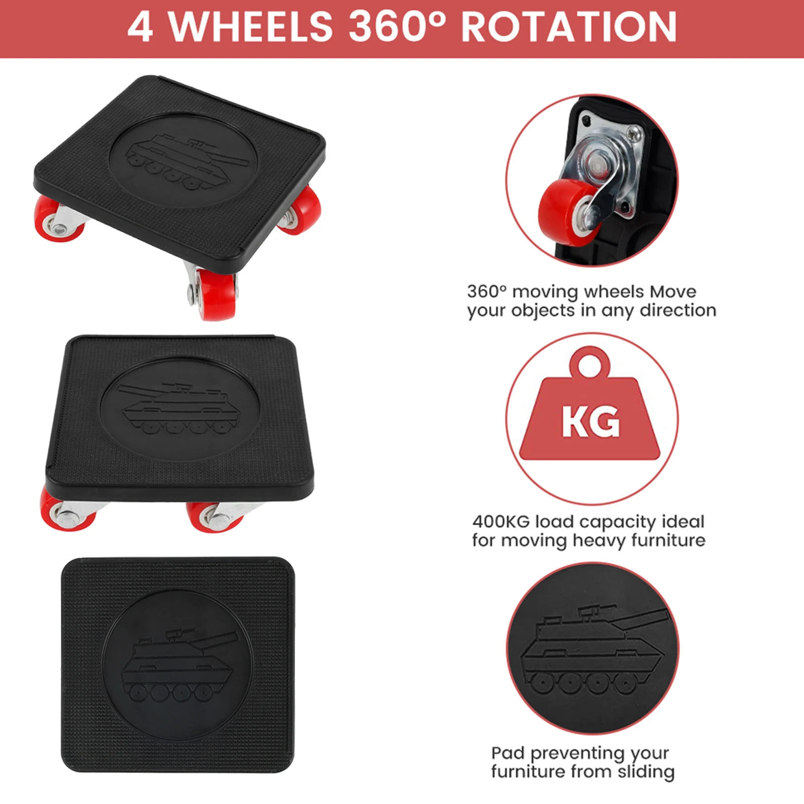 Heavy Duty Furniture Mover Set Heavy Stuffs Lifter Washing Machine Refrigerator Mattress Transport Tool Moving Furniture Helper